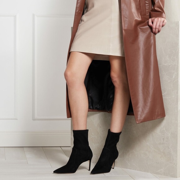 Stuart weitzman suede sock ankle boots - Picture 2 of 8